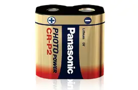 Panasonic CR-P2 Lithium Batterie