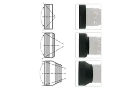 Kaiser 37 mm 3 in 1 Gegenlichtblende faltbar