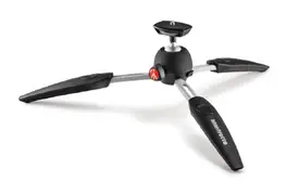 Manfrotto PIXI EVO Mini Stativ schwarz Tisch- und Videostativ in Einem