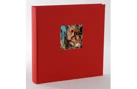 Goldbuch Bella Vista 30x31 cm, 60 weiße Seiten, rot, Buchalbum