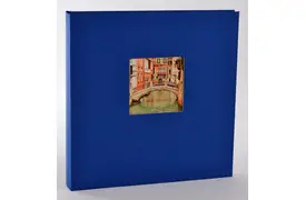 Goldbuch Bella Vista 30x31 cm, 60 weiße Seiten, blau, Buchalbum