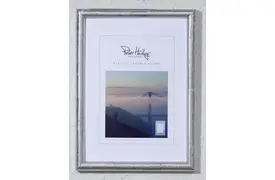 Peter Hadley Rondo 30x45 cm, silber, Holzrahmen