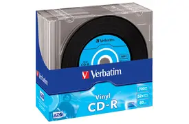 Verbatim CD-R Vinyl, 10er Slimcase